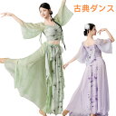 古典ダンス2点セット衣装 コンテンポラリー ダンス 衣装 バレエ レッスン着 中華ダンス 漢服民族コスチューム 飄逸 ジャズ ダンス パフォーマンス衣装 レディース ダンスウェア舞踊衣装 学芸会 ダンス練習服 ハロウィン コスプレ 仮装 パーティー 余興用 海外通販