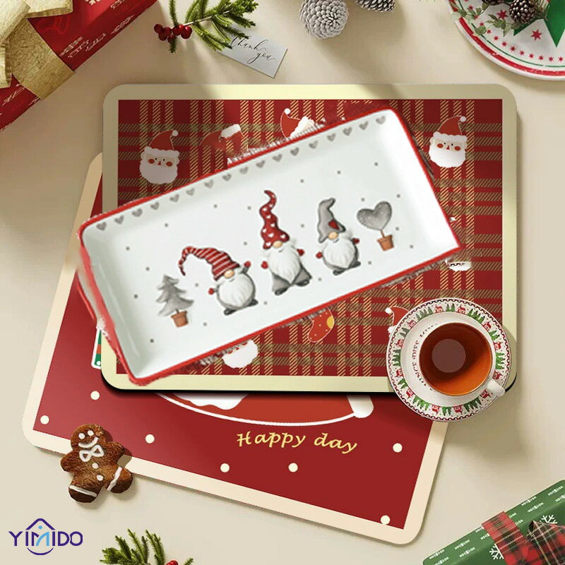 【クリスマスの食卓を華やかに】ホームパーティーやコーヒー時間に大人気！精巧なレリーフ彫刻が魅力的..