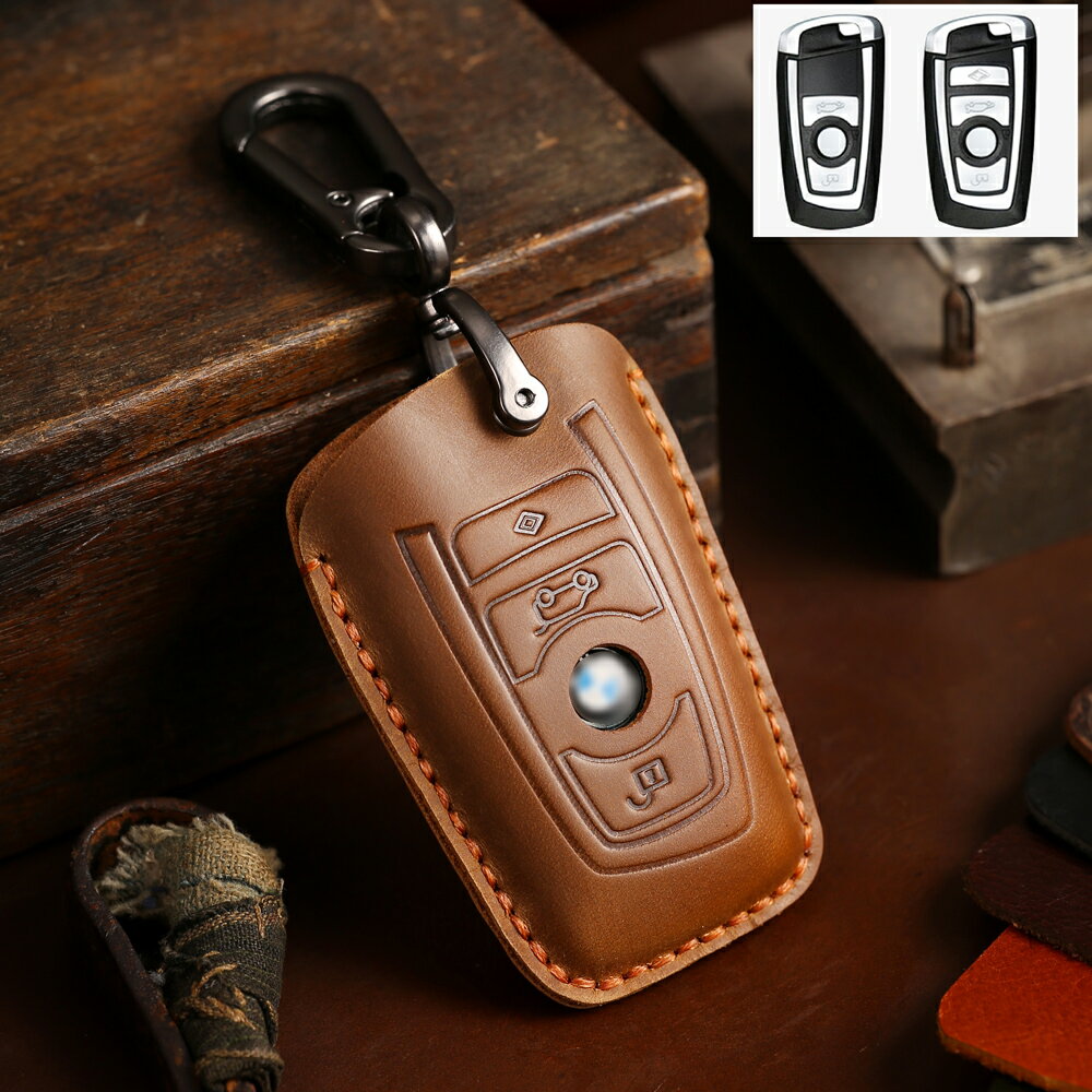 送料無料 ONTTO BMWに適応 スマート キーケース 高級感 本革 キーカバー オシャレ bmwに適合 保護 キー..