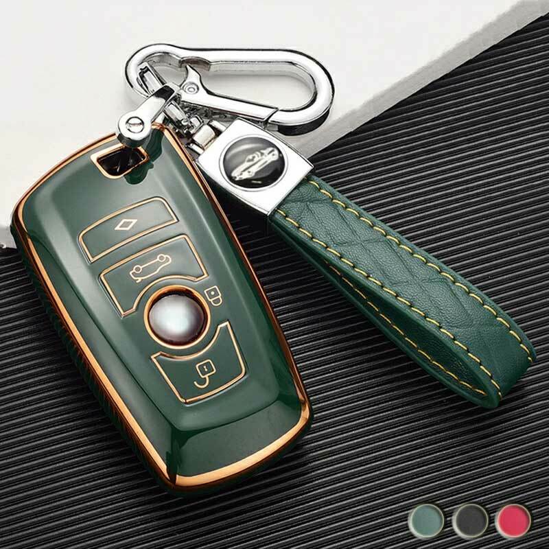 送料無料 ontto BMW用 スマート キーケース 全面保護　キーカバー 電気メッキ キーホルダー bmw X1 F48 X 5 F15 X 6 F16 2シリーズ 218i 220i 225i 240i M235i F22 F45等に適用 車用 高級感 リモコンキーカバー 弾力性 耐久性 高品質 TPU シリコン 汚れ防止 傷防止 防水
