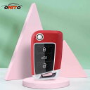 送料無料 ontto VW用 折りたたみ式 スマートキーケース キーカバー キーホルダー オシャレ マカロンカラー 本革 ポロ ゴルフ ビートル パサート ジェッタ シロッコ GTI 7 Golf R等に適用 リモコンキーケース 車用 汚れ防止 傷防止 防水 落としにくい PC樹脂+レザー