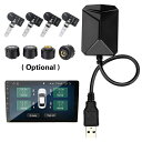 Android ナビゲーション TPMS 4 つのセンサー付きアラーム システム USB Android 車 TPMS ワイヤレス伝送タイヤ空気圧監視システム