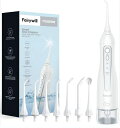 Fairywill ウォーターフロッサー 口腔洗浄器 充電式 ポータブル 歯科 3モード 水タンク 歯用 300ML 防水 歯クリーナー