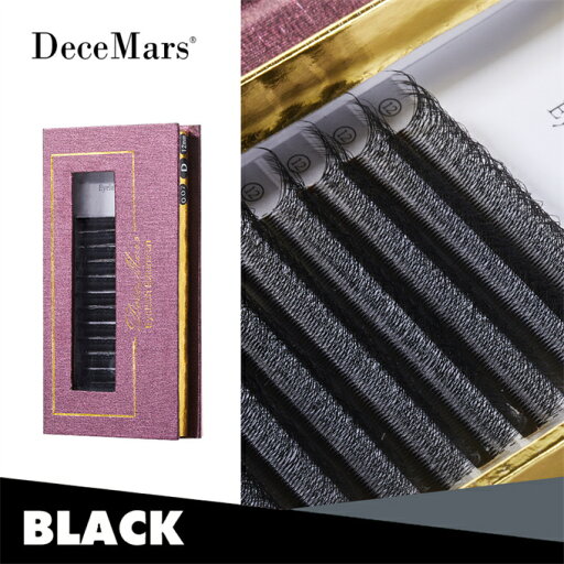 DeceMars-5D w字型まつげエクステンション、12ライントレイ DeceMars-5D w字型まつげエクステンション、12ライントレイ