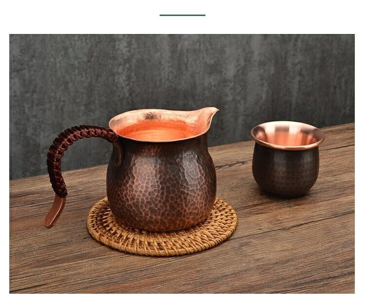 400ml 鎚起銅器 銅 片口 銅製 酒器 ぐい呑み お猪口 冷酒 グラス 酒器 徳利 片口 ...
