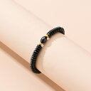 黒胆石 天然石 ヘマタイト アンクレット メンズ レディース 電磁波対策 電磁波防止 健康 美容 ブラックゴールドデザイン Φ72mm 19.4g ブレスレット...