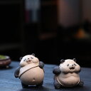 🐼手作り陶器パンダ置物【国宝パンダ(熊猫)】~癒しと笑顔をお届け~ プレゼント 天然素材 ハンドメイド 陶器 インテリア ギフト 日本人気 可愛い コレクション