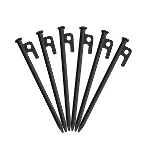 【エントリーでポイント5倍】スチールペグ 16本セット 20cm 25cm 28cm 30cm Soomloom ペグセット ソリッド テント ペグ テーク キャンプ設営用具 硬い土 砂地 草地用 タープペグ ゴムロープ付き通販格安セール情報 楽天 通販