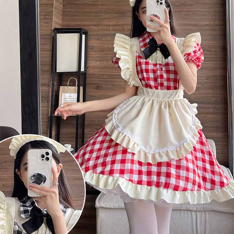 ハロウィン コスプレ　半袖 定番 衣装 女性 セクシー メイド服 コスプレ ハロウィン Halloween 　 ワンピース