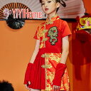 子供 中華 ダンス 衣装 3点セット チャイナ風 チャイナドレス 半袖 可愛い 女の子 華流 舞台 ステージ衣装 モデルショー ジャズ ヒップホップ ダンスウェ...