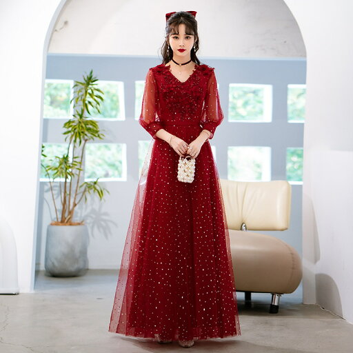 ウエディングドレス 二次会 前撮り 大きいサイズ ロング丈 結婚式/二次会ドレス 海外挙式 ウェディングドレス ライトドレス ファスナー 花嫁ドレス ロングドレス 後撮り 結婚式 スレンダードレス 七分袖 ワインレッド ウエディングドレス 二次会 前撮り 大きいサイズ ロング丈 結婚式/二次会ドレス 海外挙式 ウェディングドレス ライトドレス ファスナー 花嫁ドレス ロングドレス 後撮り 結婚式 スレンダードレス 七分袖 ワインレッド