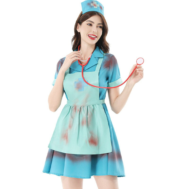 ナース コスプレ 衣装 セットアップ ミニ セクシー 過激 制服 グリーン ナース服 レディース コスチューム 看護婦 医者 大人 ハロウィン かわいい 余興 イベント 女医 ハロウィンコスチューム 衣装 忘年会 出し物 文化祭 学園祭 血まみれホラー