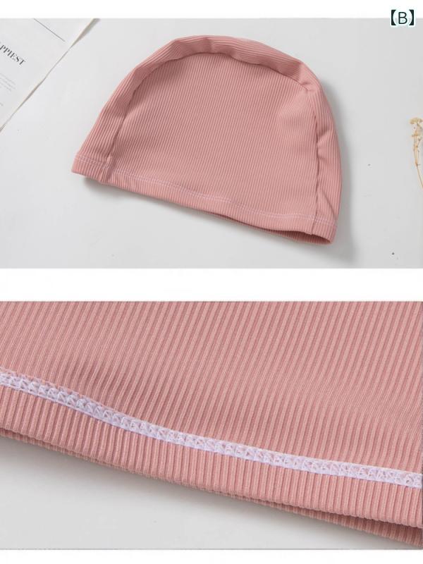 レディース ファッション 春夏 秋冬 レディース 女性 かわいい おしゃれ 水着 韓国 海 プール ビーチ ハイウエスト セクシー 温泉 フリル リボン 水泳帽付き