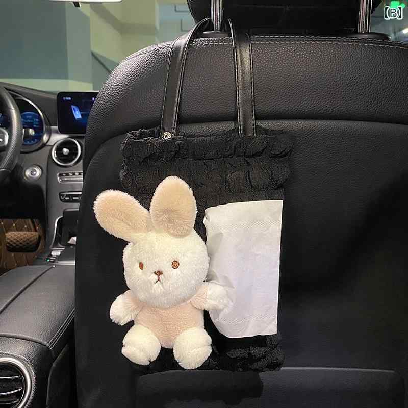 ティッシュ ボックス 箱 ケース うさぎ クマ 花 カー用品 車 ゴミ箱 おしゃれ かわいい シート 収納 エアコン バッグ ボックス シンプル 上品 車 レディース 女性 車用品 吊り下げ式 装飾 キルティング セット