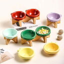 韓国 ペット用品 犬 猫 小動物 食器 餌 飯 器 ボウル フード キャット ドッグ おしゃれ かわいい 実用的 水 ラック付き シンプル セット 丸型 高級