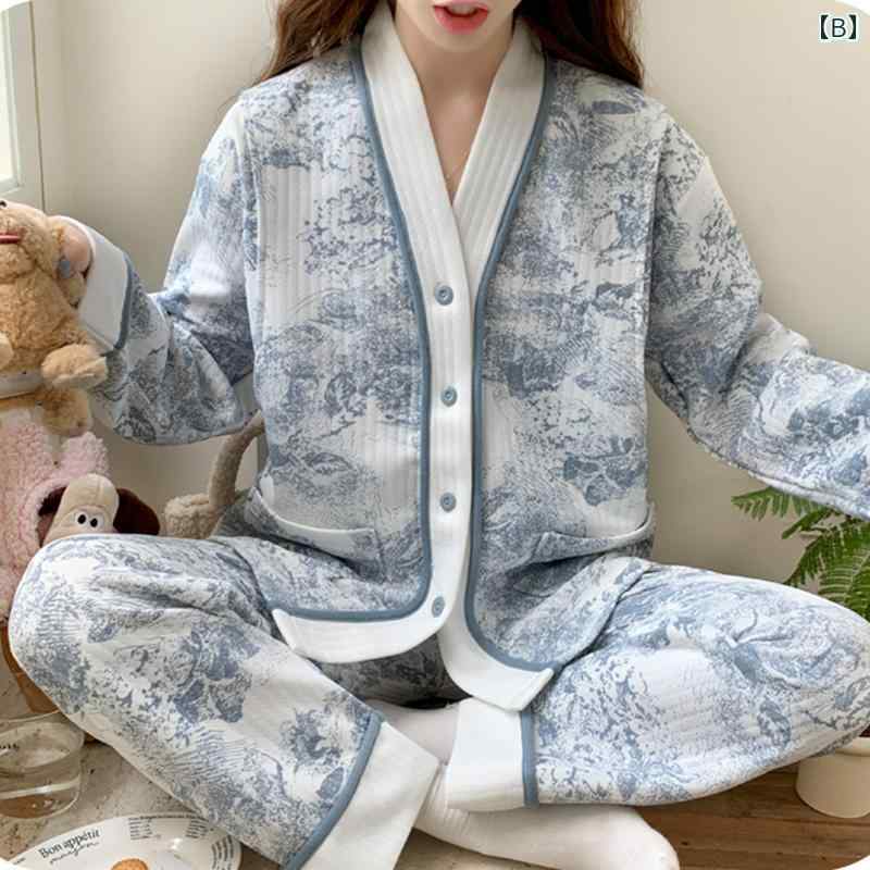 レディース ファッション 春夏 秋　冬 かわいい おしゃれ マタニティ 妊娠中 ベビー 赤ちゃん 産後 服 パジャマ 花柄 韓国 シンプル オールシーズン