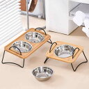 韓国 ペット用品 犬 猫 小動物 食器 餌 飯 器 ボウル フード キャット ドッグ おしゃれ かわいい 実用的 転倒防止 ステンレス スチール 水 丸型 斜め...