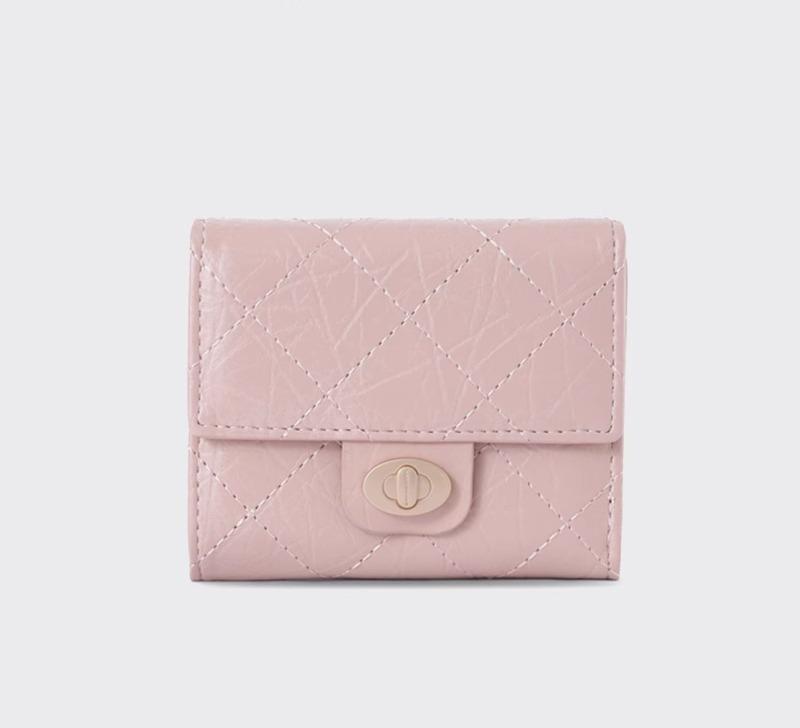 樂天商城 - 高級 韓国 財布 女性 レディース ファッション おしゃれ かわいい ウォレット シンプル キルティング ショート 小銭 カード コンパクト ミニ 折りたたみ