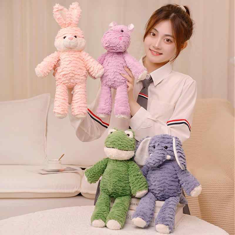 クッション 枕 ふわふわ 男の子 女の子 インテリア おもちゃ ぬいぐるみ 人形 かわいい ベビー 赤ちゃん 子供 プレゼント おすすめ 誕生日 ギフト クリスマス 贈り物 出産祝い ウサギ 象 カバ カエル 動物 アニマル