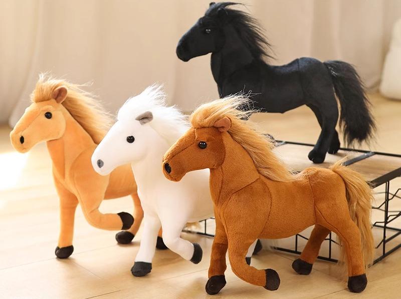 クッション 枕 ふわふわ 男の子 女の子 インテリア おもちゃ ぬいぐるみ 人形 かわいい ベビー 赤ちゃん 子供 プレゼント おすすめ 誕生日 ギフト クリスマス 贈り物 出産祝い ポニー 馬 動物 アニマル 競馬