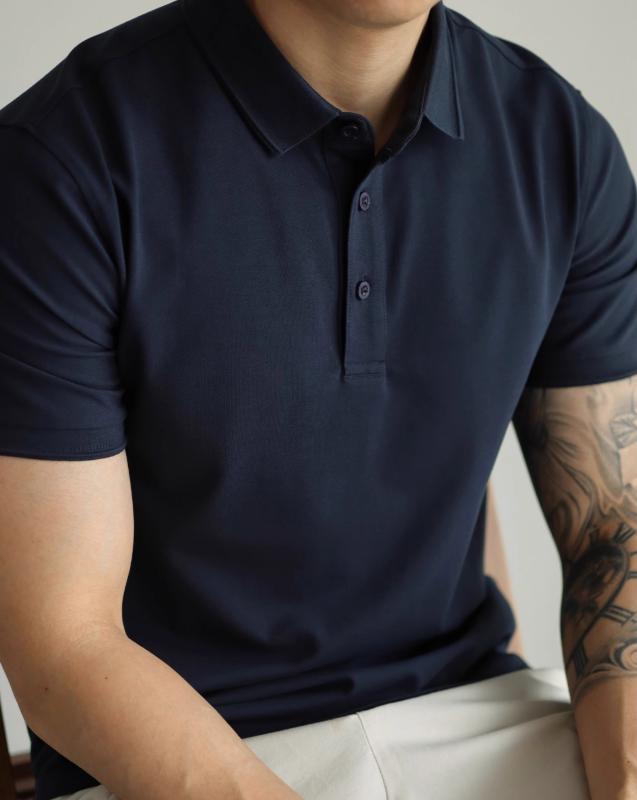 メンズ ファッション 春　夏　秋　冬　 かっこいい オシャレ モテ 男性用 紳士服 服 韓国 シンプル 抗菌 生地 アイス 状 50 カウント ピケ ポロ 半袖 T シャツ メンズカジュアル ビジネス