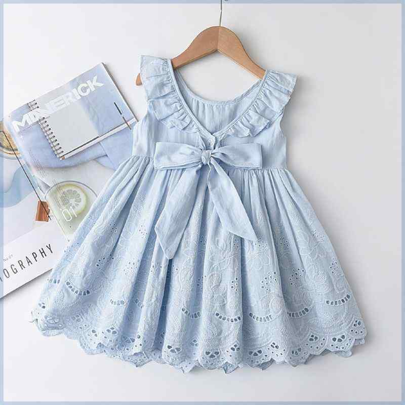 キッズ ファッション 女の子 かわいい おしゃれ 韓国 子供服 プリンセス 夏 ドレス ワンピース スカート シンプル フリル リボン ノースリーブ
