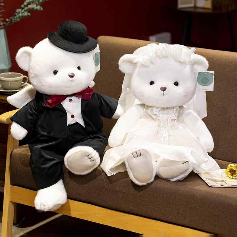Other - クッション 枕 ふわふわ 男の子 女の子 インテリア おもちゃ ぬいぐるみ 人形 かわいい ベビー 赤ちゃん 子供 プレゼント おすすめ 誕生日 ギフト クリスマス 贈り物 出産祝い 高級 クマ ペア 結婚式 カップル ウエディング テディベア