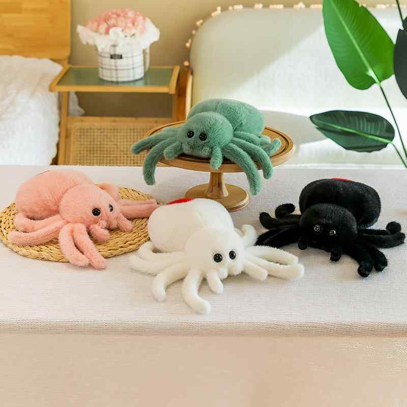 クッション 枕 ふわふわ 男の子 女の子 インテリア おもちゃ ぬいぐるみ 人形 かわいい ベビー 赤ちゃん 子供 プレゼント おすすめ 誕生日 ギフト クリスマス 贈り物 出産祝い 蜘蛛 虫 ハート ハロウィン 小道具 タランチュラ