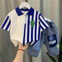 キッズ ファッション 男の子 かわいい おしゃれ かっこいい 韓国 子供服 高級 キッズ ファッション ポロシャツ 半袖 トップス レイヤリング シャツ 襟 ス...