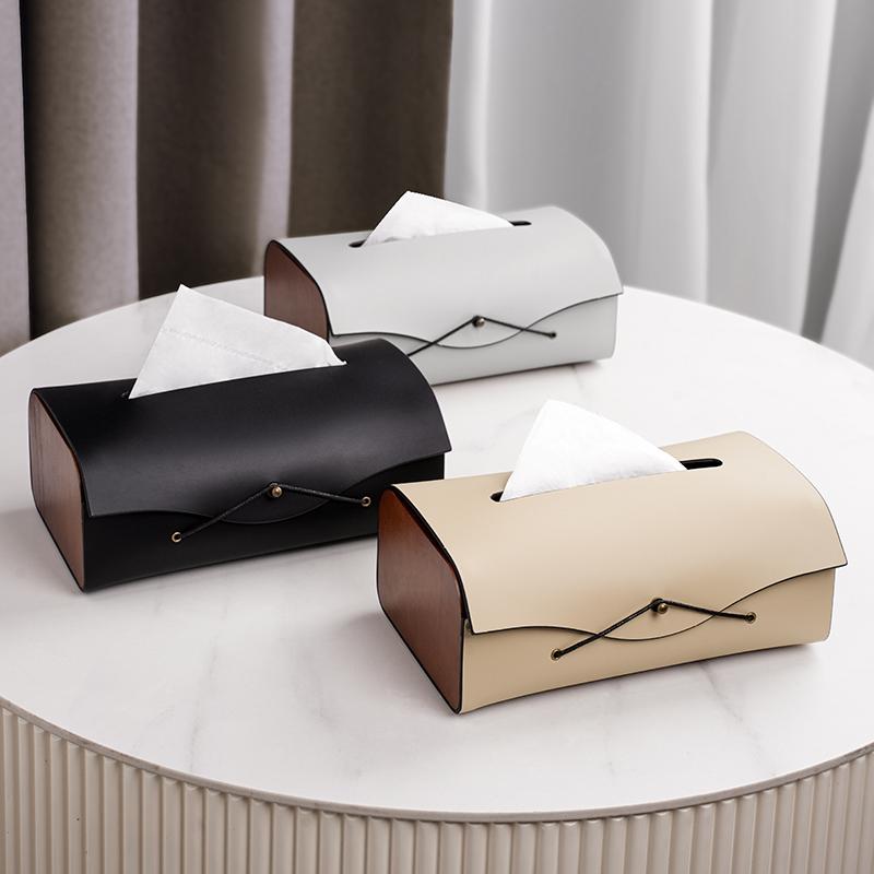 ティッシュ ボックス バッグ おしゃれ かわいい 装飾 ケース シンプル インテリア 高級 レトロ レザー ..