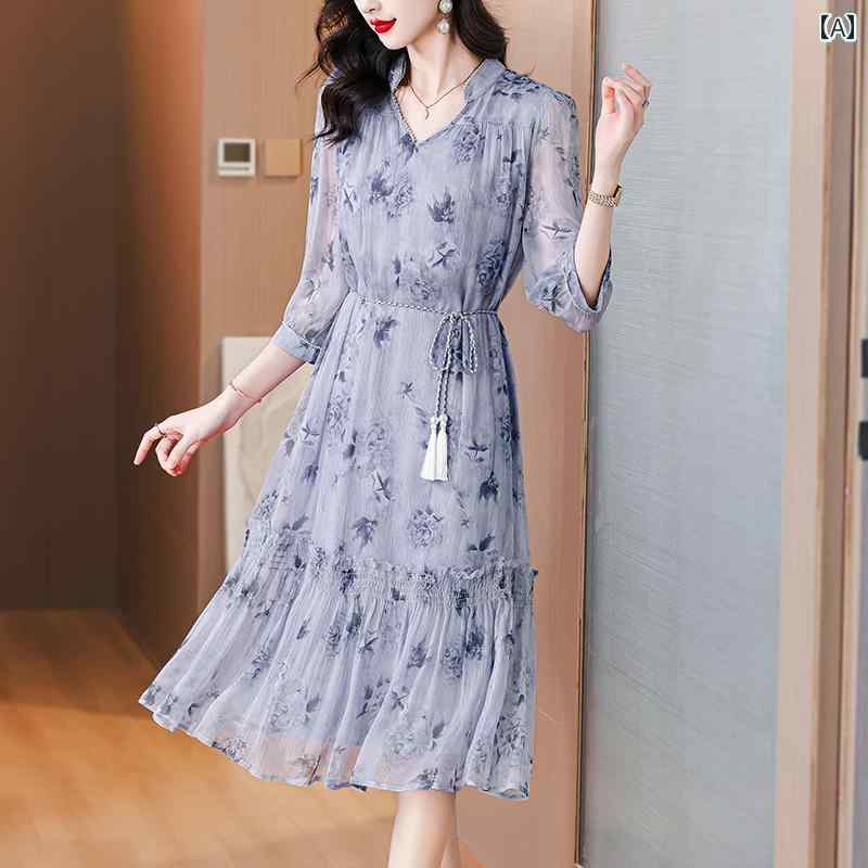 Other Apparel - 韓国 女性 春夏 秋冬 レディース かわいい おしゃれ 夏 Vネック 花柄 ドレス 女性用 スタイル 風 軽量 贅沢