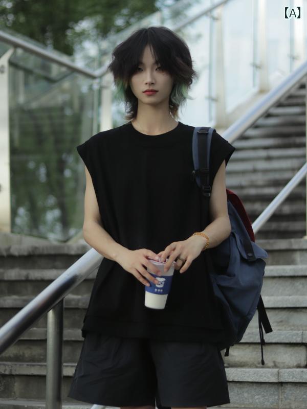 メンズ ファッション 春夏 秋冬 かっこいい オシャレ モテ 男性用 紳士服 服 韓国 シンプル 大人 和風 ..