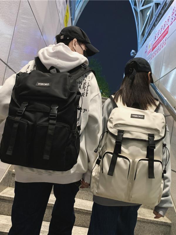 Rucksacks, Day Packs - おしゃれ　かわいい　かっこいい ファッション ユニセックス 韓国 レディース メンズ 女性 男性 旅行 収納 おしゃれ 大容量 おそろい カップル 夫婦 リュックサック 登山 アウトドア バッグ シンプル 収納 ポケット 通学