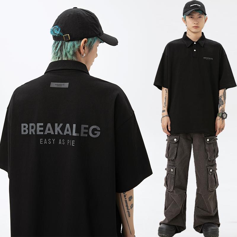 メンズ ファッション 春夏 秋冬 かっこいい オシャレ モテ 男性用 紳士服 服 韓国 シンプル 大人 半袖 ポロシャツ メンズ アメリカン T シャツ 夏 スタイル ボーイズ 襟 ヘビー カジュアル 半袖