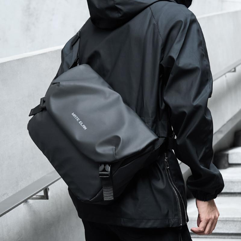 メンズ ファッション おしゃれ かっこいい メンズ クロス ボディバッグ 機能大容量 14チ ラップ トップ バッグ カジュアルショルダーバッグ サイクリング メッセンジャーバッグ