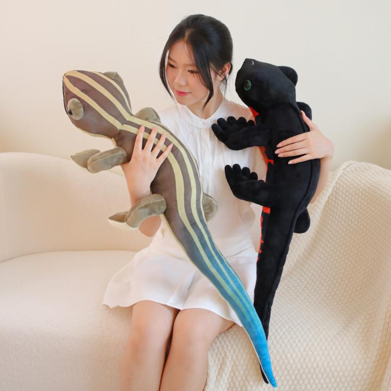 クッション 枕 ふわふわ 男の子 女の子 インテリア おもちゃ ぬいぐるみ 人形 かわいい ベビー 赤ちゃん 子供 プレゼント おすすめ 誕生日 ギフト クリスマス 贈り物 出産祝い トカゲ 爬虫類 ヤモリ 抱き枕 睡眠