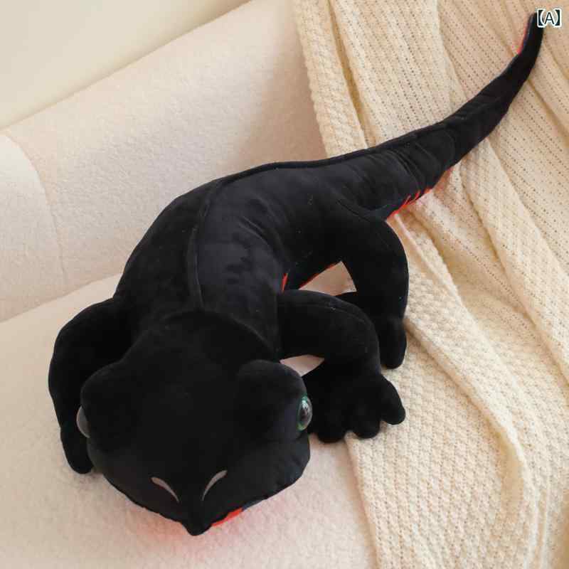 クッション 枕 ふわふわ 男の子 女の子 インテリア おもちゃ ぬいぐるみ 人形 かわいい ベビー 赤ちゃん 子供 プレゼント おすすめ 誕生日 ギフト クリスマス 贈り物 出産祝い トカゲ 爬虫類 ヤモリ 抱き枕 睡眠