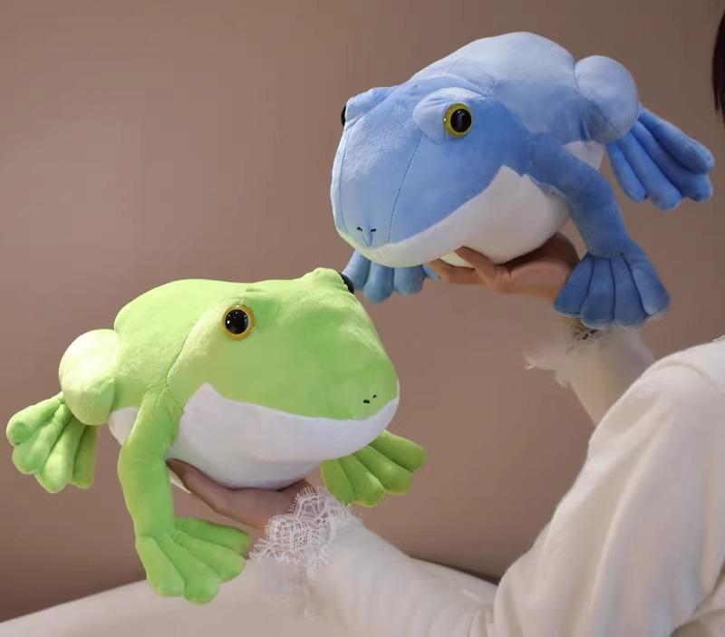 クッション 枕 ふわふわ 男の子 女の子 インテリア おもちゃ ぬいぐるみ 人形 かわいい ベビー 赤ちゃん 子供 プレゼント おすすめ 誕生日 ギフト クリスマス 贈り物 出産祝い カエル 両生類 梅雨