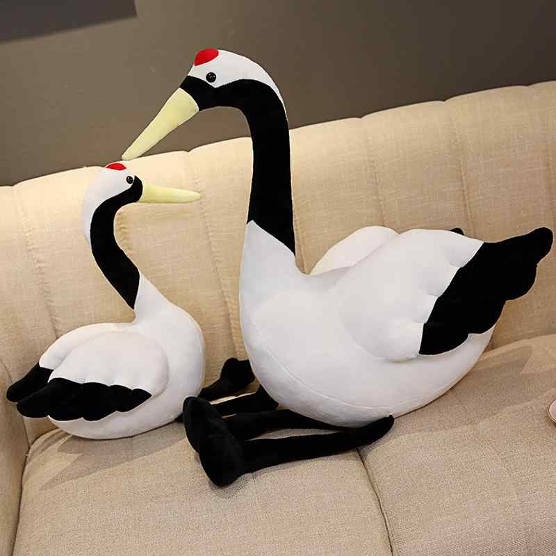 クッション 枕 ふわふわ 男の子 女の子 インテリア おもちゃ ぬいぐるみ 人形 かわいい ベビー 赤ちゃん 子供 プレゼント おすすめ 誕生日 ギフト クリスマス 贈り物 出産祝い 鶴 鳥 動物 アニマル(3)