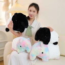 クッション 枕 ふわふわ 男の子 女の子 インテリア おもちゃ ぬいぐるみ 人形 かわいい ベビー 赤ちゃん 子供 プレゼント おすすめ 誕生日 ギフト クリスマス 贈り物 出産祝い カラフル 夢 バク レインボー 睡眠