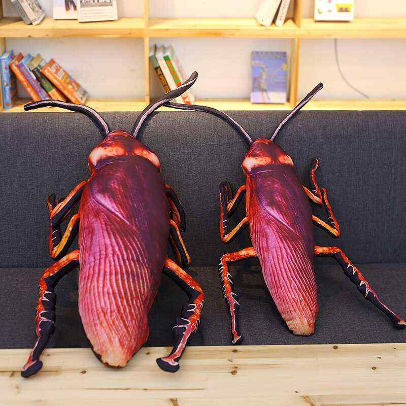 樂天商城 - クッション 枕 ふわふわ 男の子 女の子 インテリア おもちゃ ぬいぐるみ 人形 かわいい ベビー 赤ちゃん 子供 プレゼント おすすめ 誕生日 ギフト クリスマス 贈り物 出産祝い ゴキブリ パロディー おもしろ 虫 怖い リアル