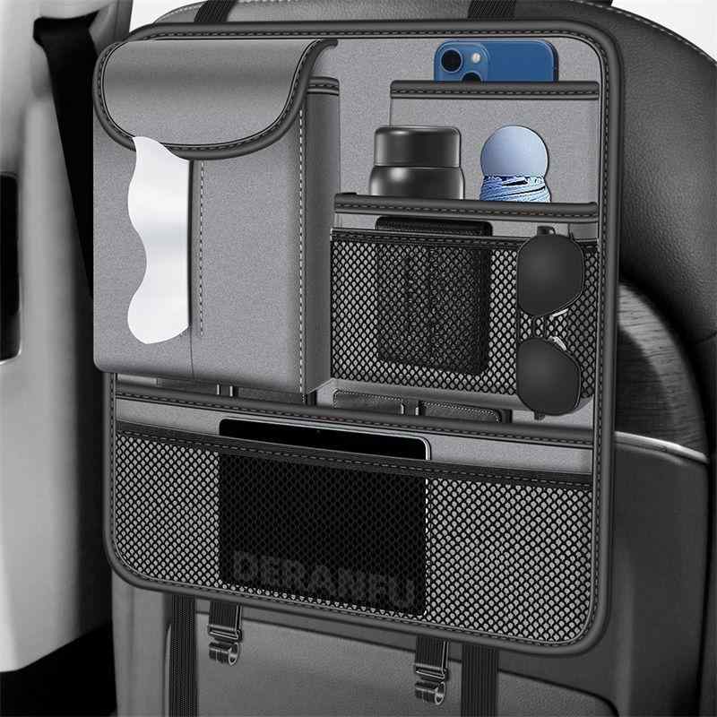 ホルダー ポケット 車用品 カー用品 アクセサリー シート おしゃれ 座席 シンプル 収納 多機能 吊り下げ ネット ドリンク 飲み物 ティッシュ ボックス 後部 サングラス メガネ スマホ 後部