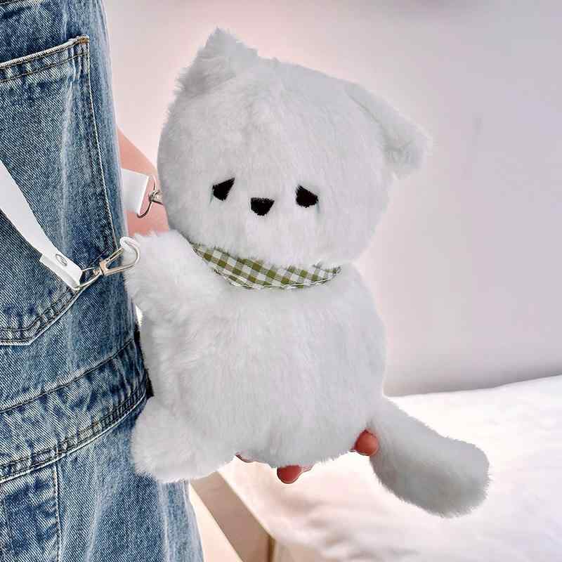 Dog - クッション 枕 ふわふわ 男の子 女の子 インテリア おもちゃ ぬいぐるみ 人形 かわいい ベビー 赤ちゃん 子供 プレゼント おすすめ 誕生日 ギフト クリスマス 贈り物 出産祝い 犬 バッグ ショルダー ポーチ 動物 アニマル