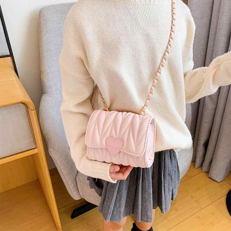 Bags, School Rucksacks - 女の子 春夏 秋　冬 子供 キッズ 鞄 バッグ おしゃれ かわいい ハート ミニ プリンセス ショルダー