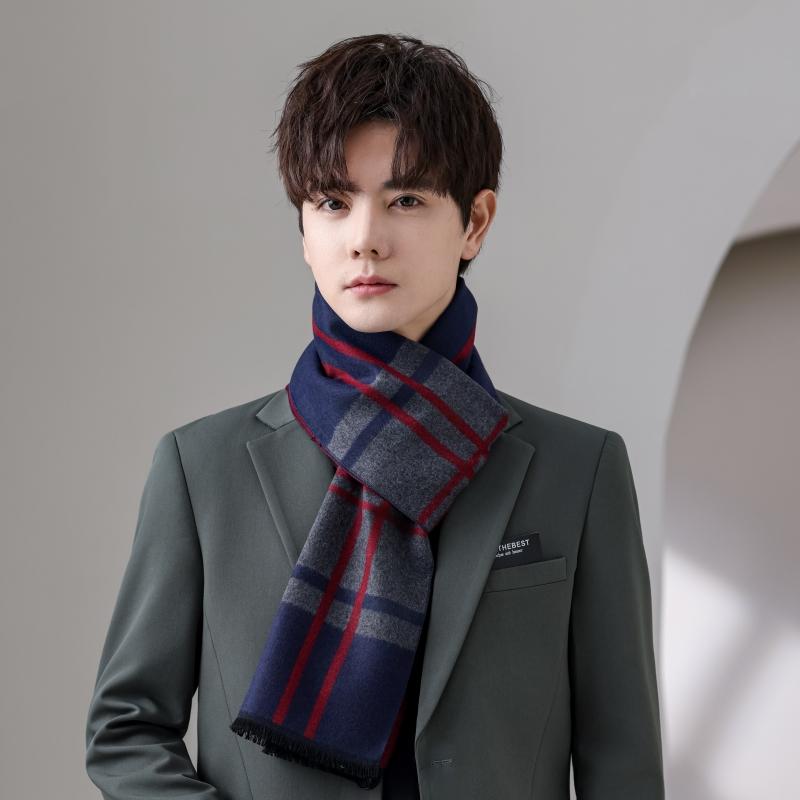 Cashmere - メンズ ファッション 男性 秋 冬 防寒 マフラー ストール かっこいい おしゃれ モテる 韓国 暖かい スカーフ スカーフ ギフト ボックス メンズ 暖かい 厚手の ロング 秋冬 ビジネス 韓国 カジュアル ギフト メンズ スカーフ