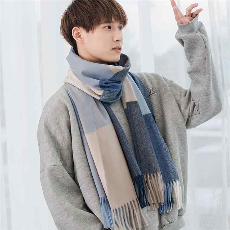 メンズ ファッション 男性 秋 冬 防寒 マフラー ストール かっこいい おしゃれ モテる 韓国 暖かい 秋 ..