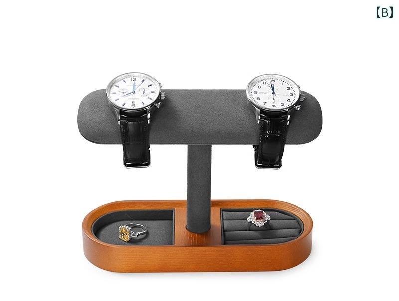 腕時計 収納 ボックス 箱 ジュエリー コレクション ディスプレイ シンプル ブレスレット ラック ジュエリー アクセサリー 引き出し 多機能 高級 リング 指輪 木製 ウッド