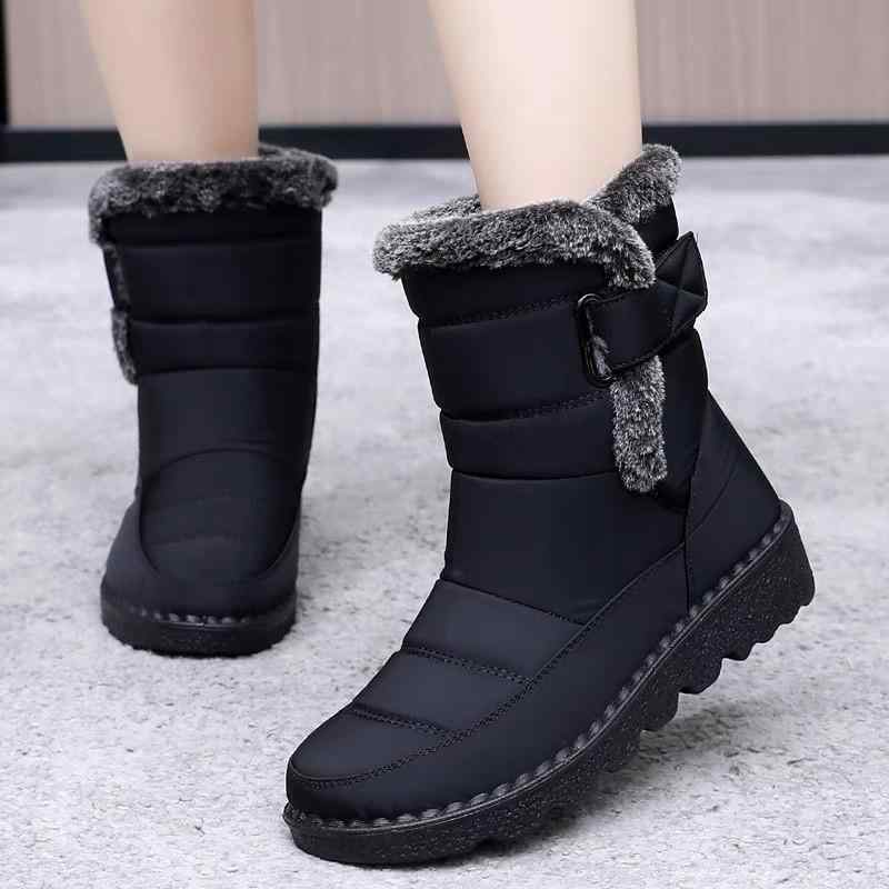 女性 韓国 おすすめ 秋冬 レディース ファッション かわいい おしゃれ シンプル 靴 ブーツ スノー ベルベット 厚手 滑り止め ショート アウトドア スポーツ 運動 裏起毛 暖かい 防寒 ふわふわ
