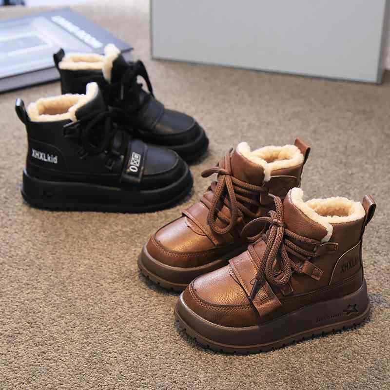 キッズ ファッション 秋冬 かわいい おしゃれ 韓国 子供 女の子 男の子 かっこいい 靴 シューズ ベルベ..