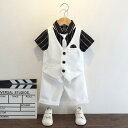 キッズ ファッション 男の子 かわいい おしゃれ かっこいい 韓国 子供服 発表会 結婚式 高級 スーツ 夏 英国 シャツ パンツ 衣装 半袖 セット ベスト ...